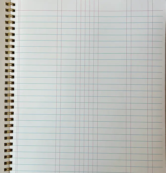 Notebook | Vintage Ledger Style