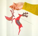 Garland | Recycled Cotton Paper | Reindeer