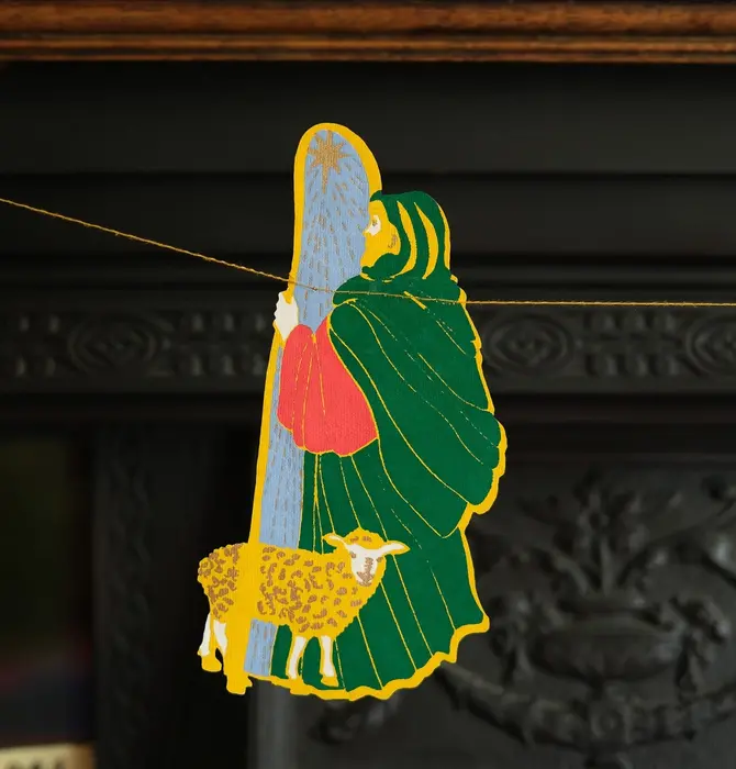Garland | Recycled Cotton Paper | Nativity