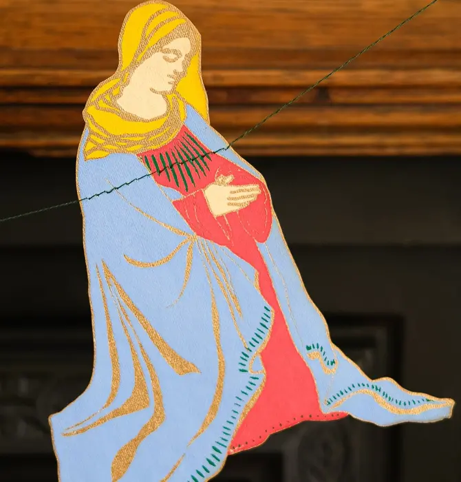 Garland | Recycled Cotton Paper | Nativity