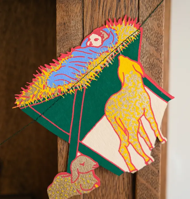 Garland | Recycled Cotton Paper | Nativity