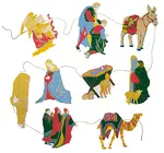 Garland | Recycled Cotton Paper | Nativity