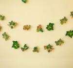 Garland | Recycled Cotton Paper | Holly & Ivy