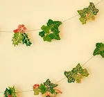 Garland | Recycled Cotton Paper | Holly & Ivy
