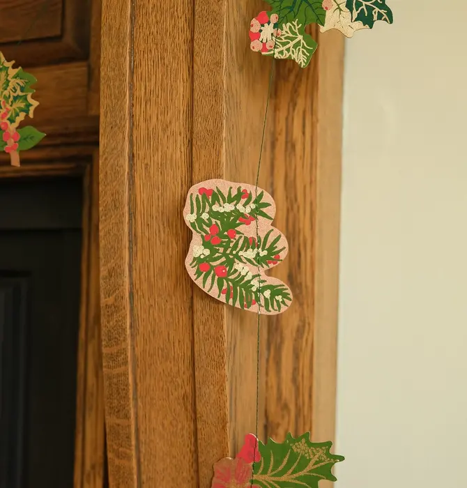 Garland | Recycled Cotton Paper | Holly & Ivy