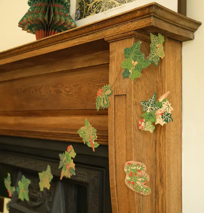 Garland | Recycled Cotton Paper | Holly & Ivy