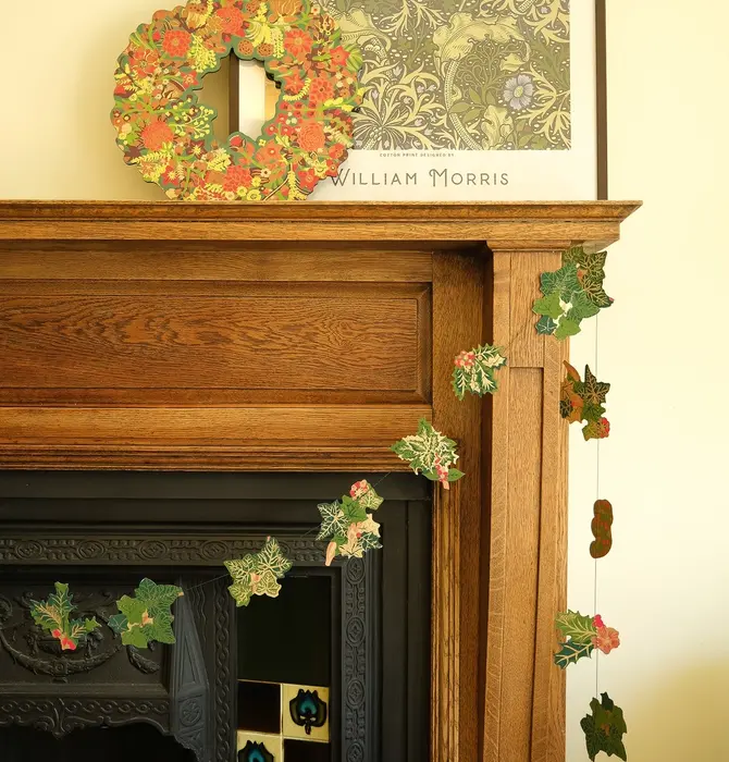 Garland | Recycled Cotton Paper | Holly & Ivy