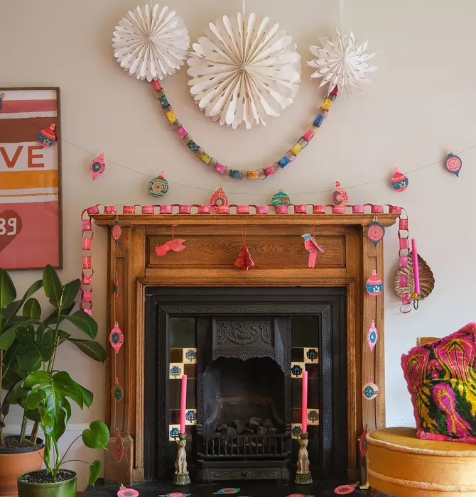 Garland | Recycled Cotton Paper | Bauble Ornaments