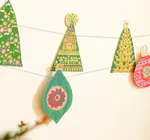 Garland | Recycled Cotton Paper | Bauble Ornaments