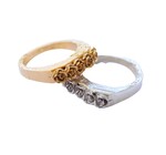 Ring | Etched Roses | Bronze