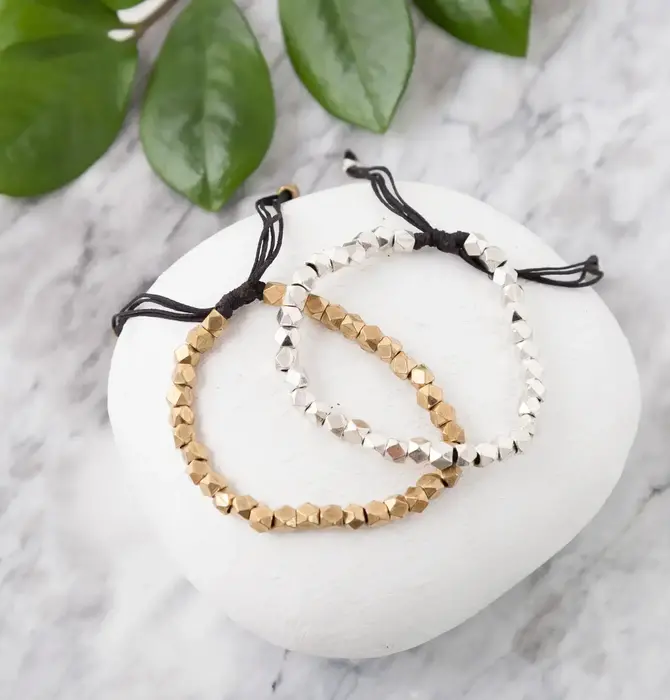 Bracelet | Faceted Geometric Beads