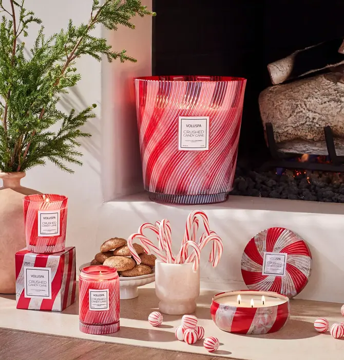 Candle | Crushed Candy Cane