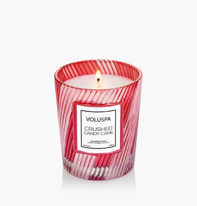 Candle | Crushed Candy Cane