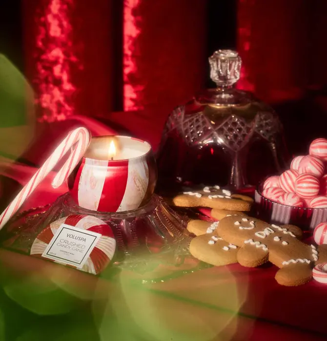Candle | Crushed Candy Cane