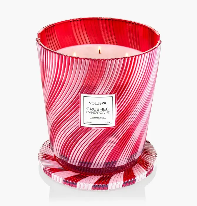 Candle | Crushed Candy Cane
