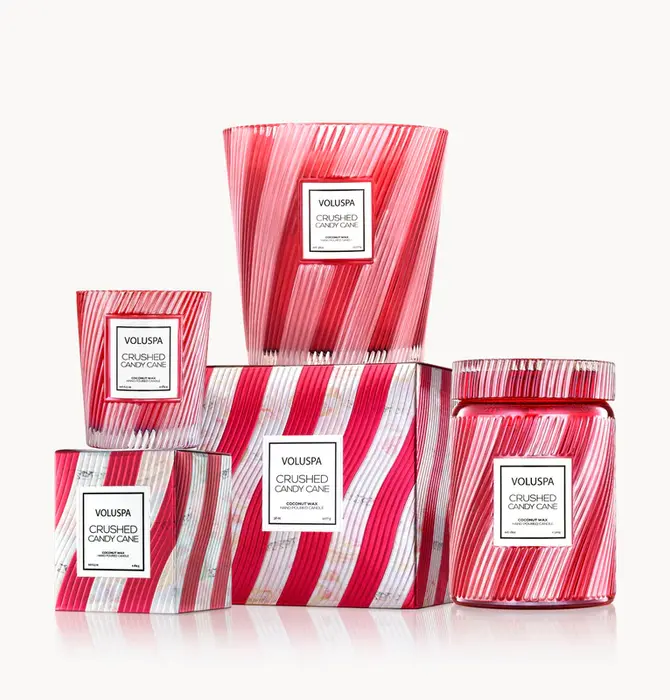 Candle | Crushed Candy Cane