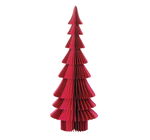 Tree | Folding Paper Honeycomb | Pink & Red