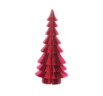 Tree | Folding Paper Honeycomb | Pink & Red