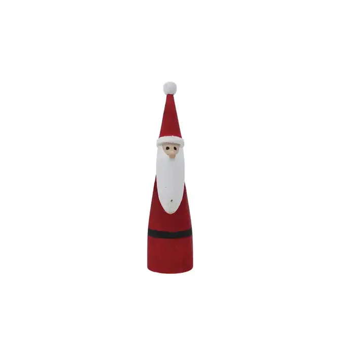 Santa | Paulownia Wood | Red & White