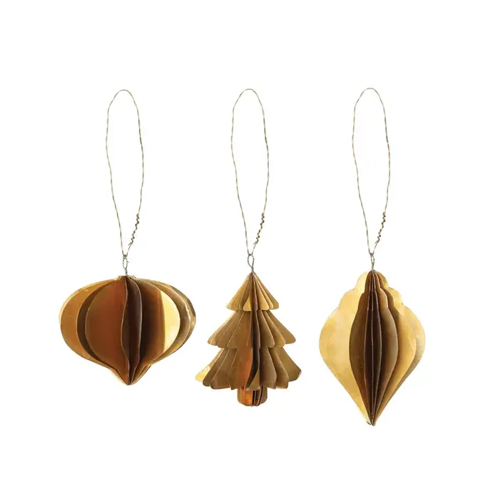 Ornament | Brass Honeycomb