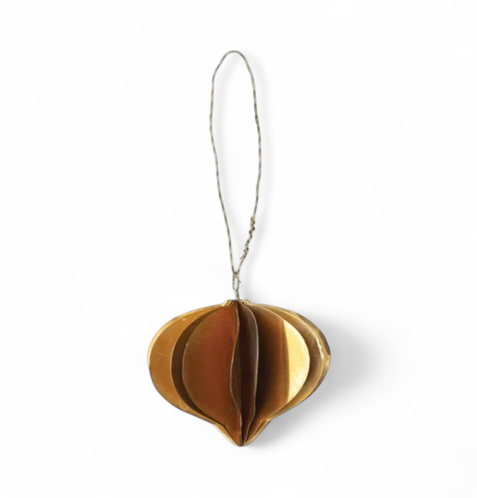 Ornament | Brass Honeycomb