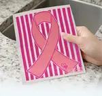 Swedish Dishcloth | Pink Ribbon for Breast Cancer Awareness