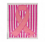 Swedish Dishcloth | Pink Ribbon for Breast Cancer Awareness