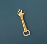 Bottle Opener | Gold Whimsical Hand
