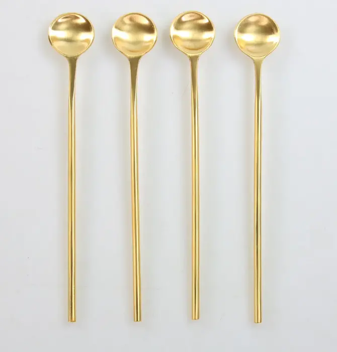 Spoon | Thin Gold | 6.75" Long