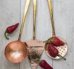 Skimmer Spoon | Camden | Hammered Copper