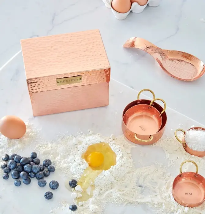 Measuring Cups | Camden | Hammered Copper