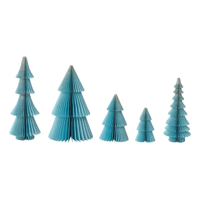 Tree Set | Magnetic Paper | Baby Blue