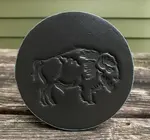Coaster | Leather Embossed | Buffalo/Bison