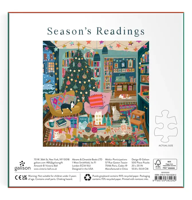 Puzzle | Season's Readings | 500 Piece Foil