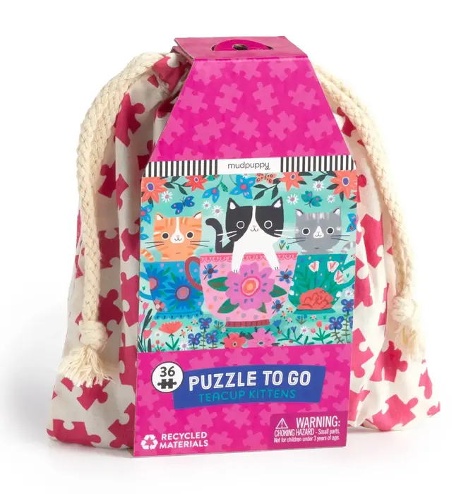 Puzzle | To Go | Teacup Kittens | 36 Piece