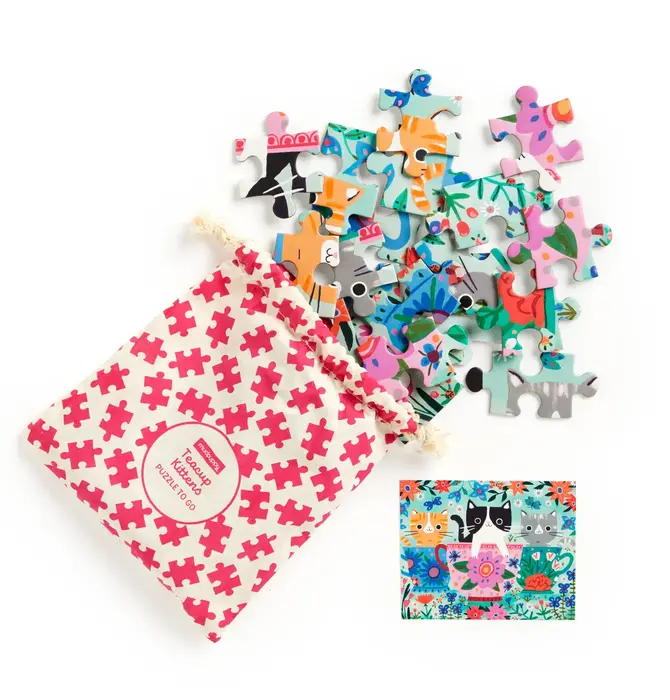 Puzzle | To Go | Teacup Kittens | 36 Piece