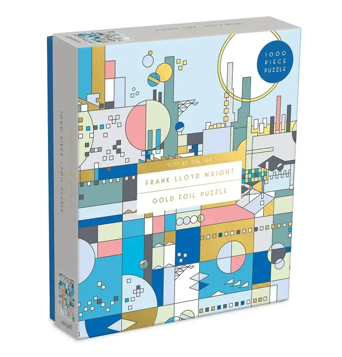 Puzzle | Frank Lloyd Wright | City by the Sea | 1000 Piece Foil