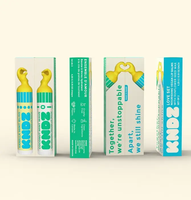 Lip Balm Set | Love | Vanilla Mint Bliss + Coconut Mint Wave