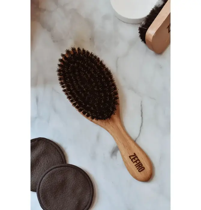 Hair Brush | Soft Bristle | Bamboo