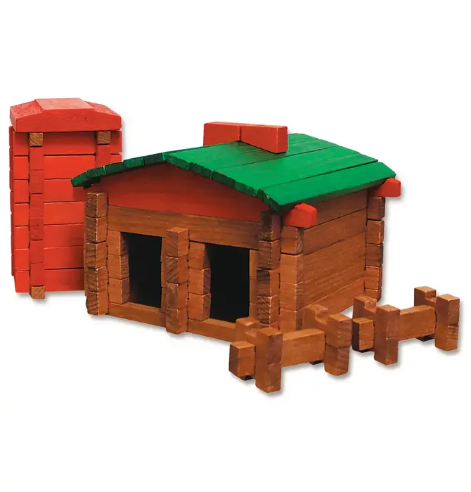 Toy | Deluxe Log Building Set | 550 Piece
