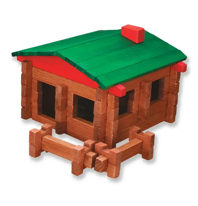 Toy | Deluxe Log Building Set | 550 Piece