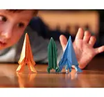Kit | Origami Flying Paper Rockets | Fold Your Own