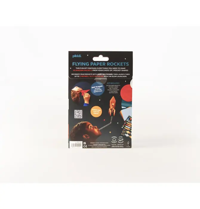 Kit | Origami Flying Paper Rockets | Fold Your Own