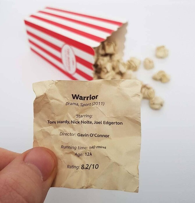 Game | Movie Popcorn Bucket List | 100 Movies