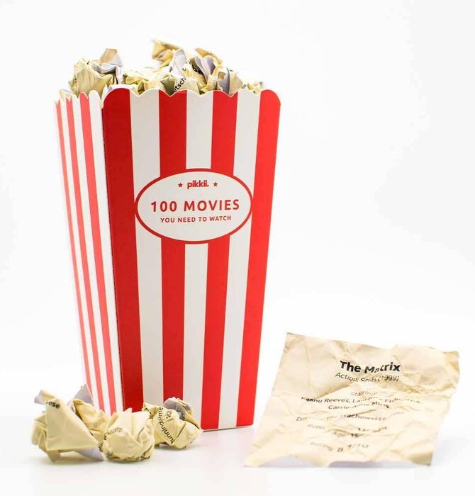 Game | Movie Popcorn Bucket List | 100 Movies