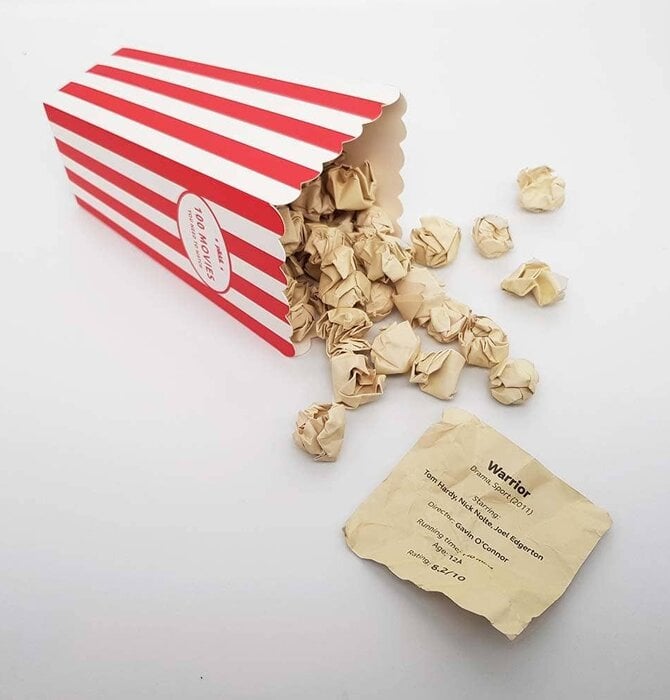 Game | Movie Popcorn Bucket List | 100 Movies