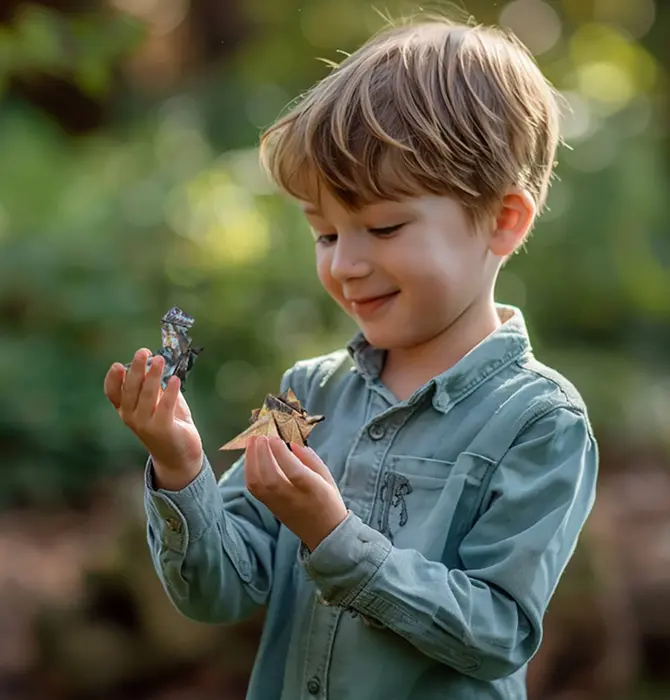 Kit | Origami Paper Dinos | Fold Your Own