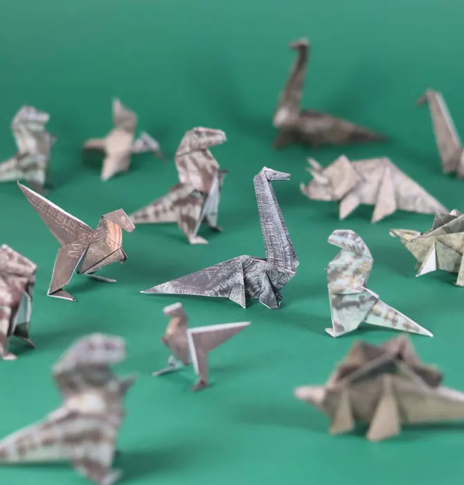 Kit | Origami | Paper Dinos