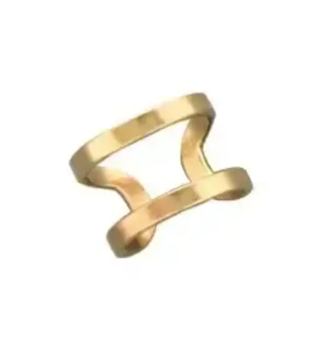 Ear Cuff | Parallel Strands | Gold Filled