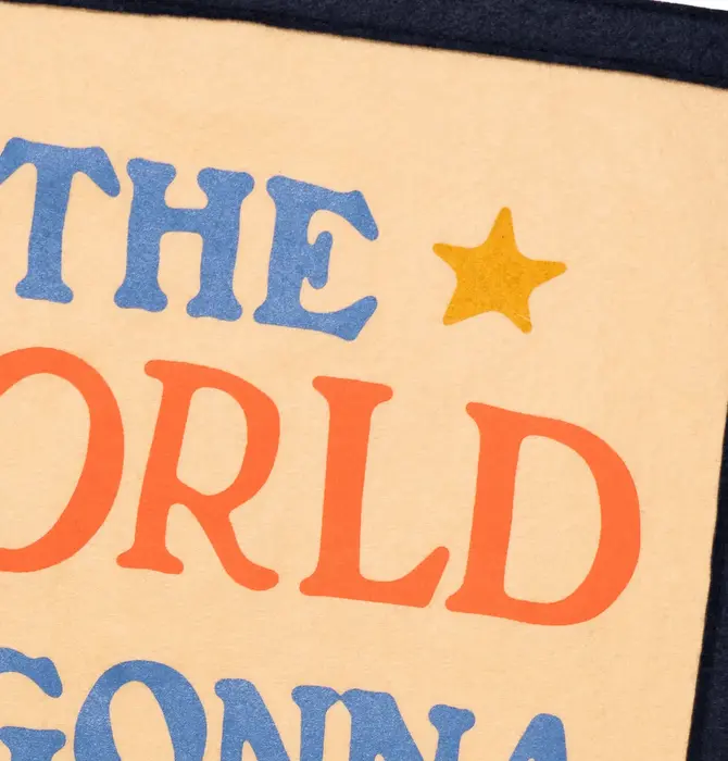 Banner | Camp Flag | The World Is Gonna Know Your Name